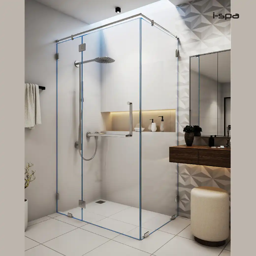 Sphere 6 ประตูบานพับ 180 องศา ต่อด้วยบานถาวรตรง และบานถาวร 90 องศา (อุปกรณ์เสริม : คานบน)